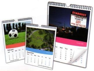 Examples of wall calendars
