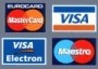 We accept Mastercard, Visa and UK debit cards